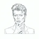 david bowie shh picture tattoo tattoo design idea