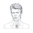 david bowie shh picture tattoo tattoo design idea