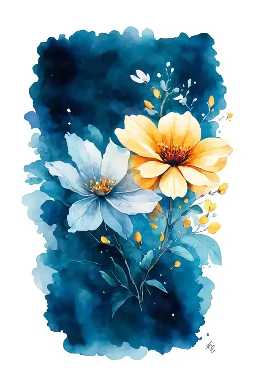 Good times and Bad times New roman tattoo design idea