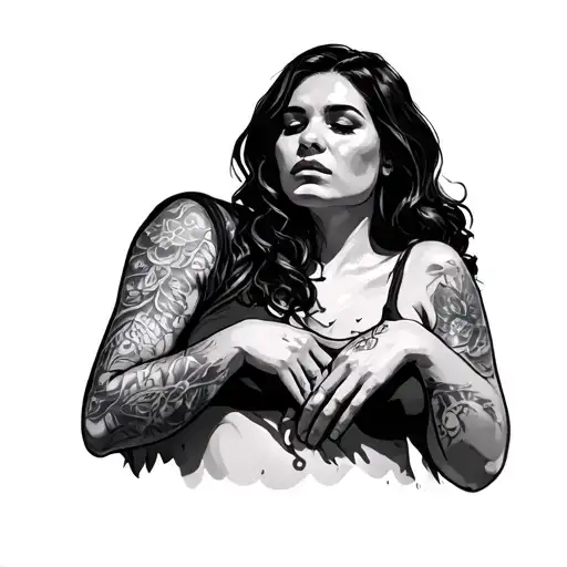 Domestic Violence tattoo design idea