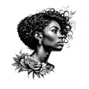 michealangelo inspired tattoo with black people tattoo design idea