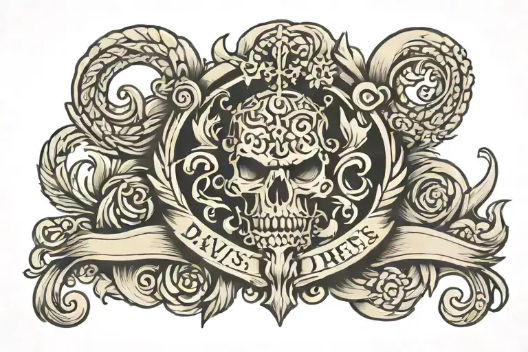 davies crest tattoo design idea