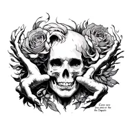 From the depths of struggle, endurance emerges, a testament to the hardworking spirit that chooses love over despair,  tattoo design idea