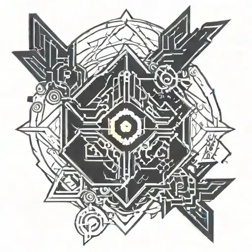 Arcane league of legends tattoo design idea