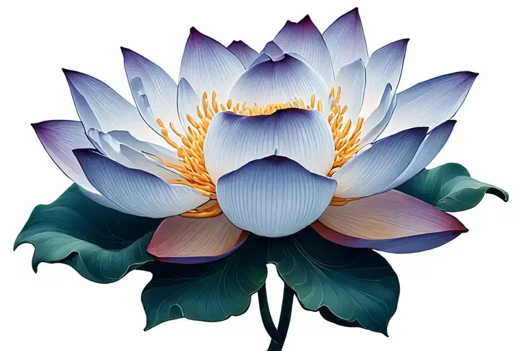 lotus flower tattoo design idea