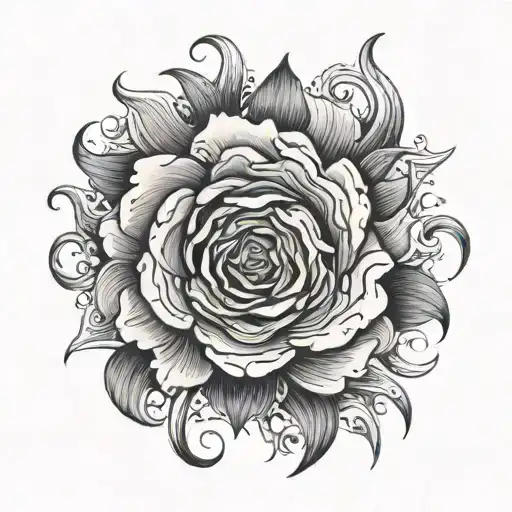 depression hard times tattoo design idea