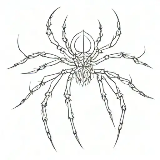 spider tattoo design idea