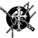 broken chains and a cross tattoo tattoo design idea