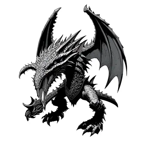 warhammer 40k monster hunter tattoo design idea