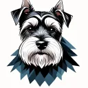 Miniature Schnauzer tattoo design idea