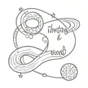to infinity and beyond tattoo design idea