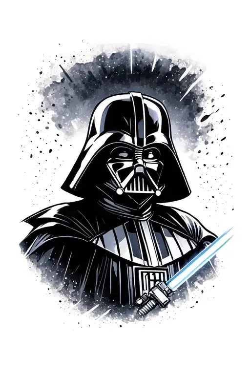anakin to darth Vader tattoo design idea