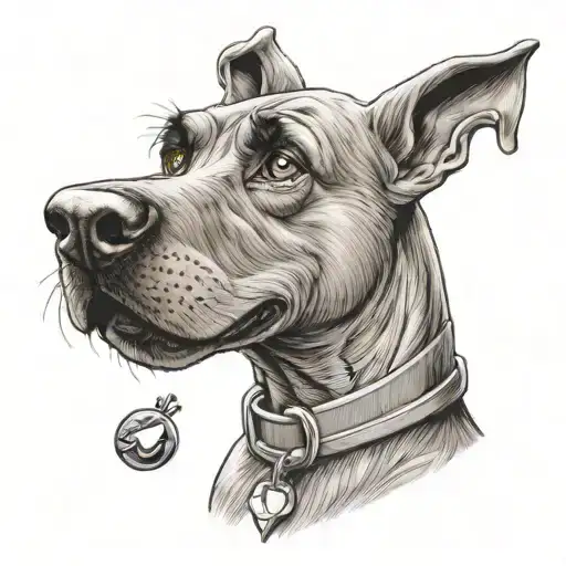 scooby doo realism tattoo design idea
