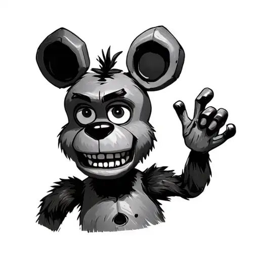 Five Nights At Freddy tattoo design idea