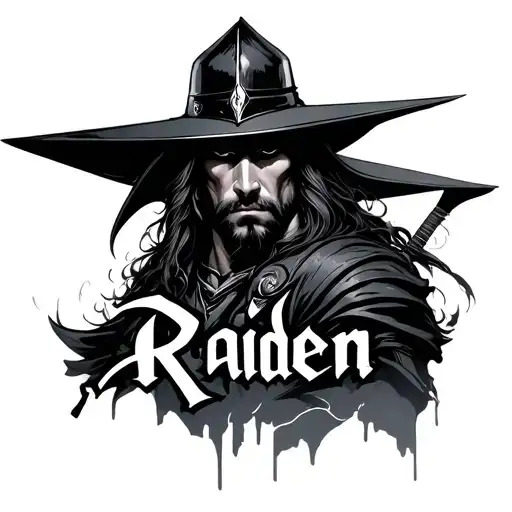 Raiden name written tattoo design idea