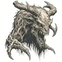 wendigo tattoo design idea