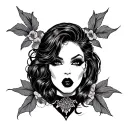 Slut tattoo design idea