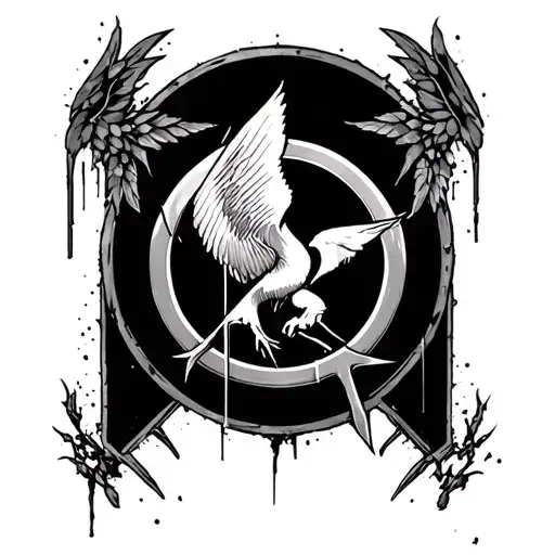 "survive" Hunger Games tattoo design idea