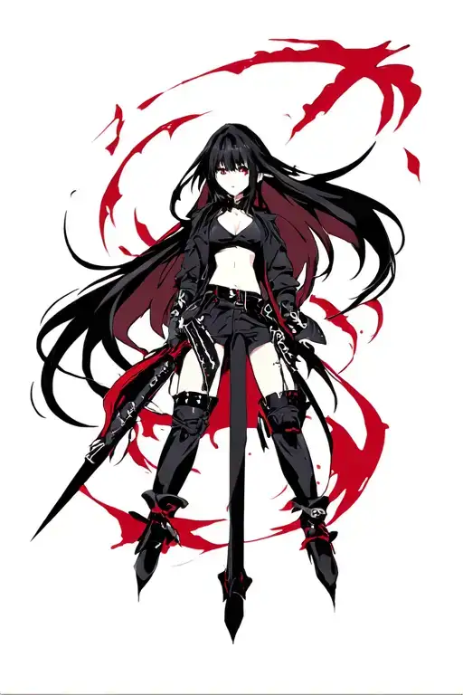 Akame ga Kill, the main character tattoo design idea