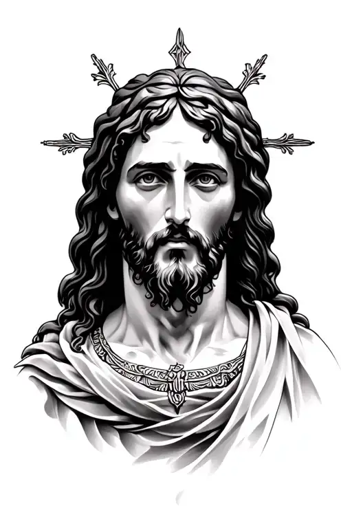 Jesus Gemini Huesca tattoo design idea