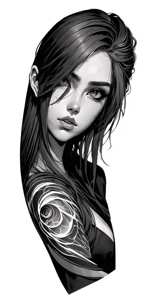 Anime Sleeve tattoo tattoo design idea