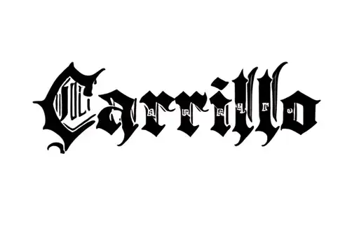 "Carrillo" tattoo design idea