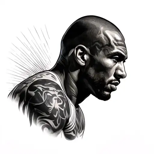 David Goggins tattoo design idea