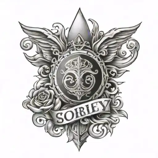 sobriety tattoo design idea