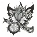 Qos bbc blacked tattoo design idea
