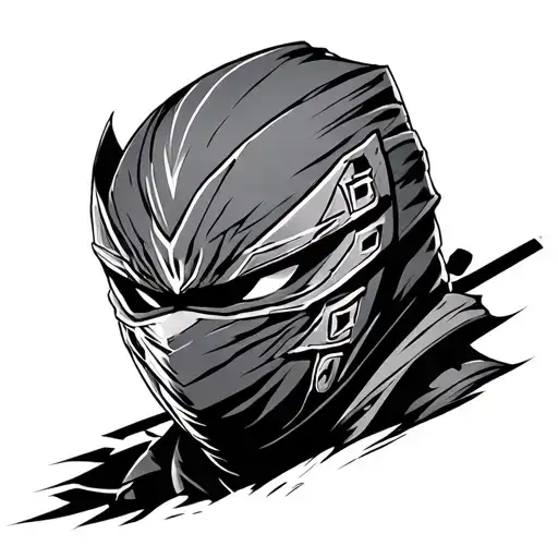 anbu black ops ninja mask tattoo design idea