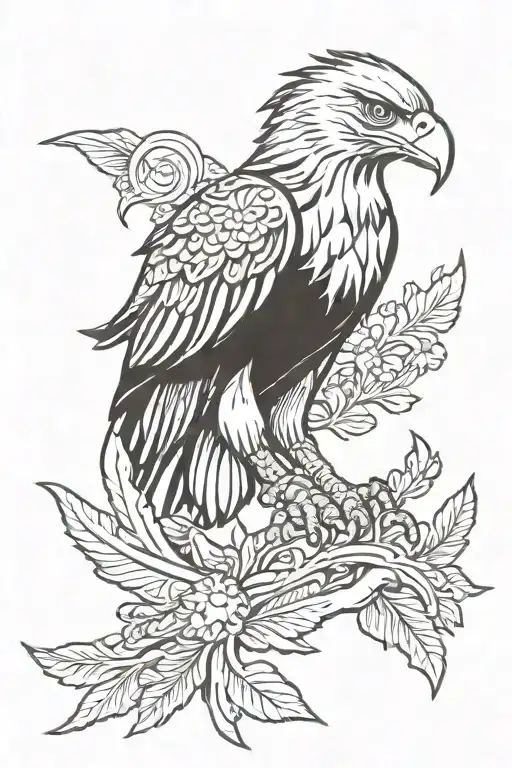 Philippines eagle tattoo design idea