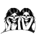 See No Evil Hear No Evil Speak No Evil tattoo design idea
