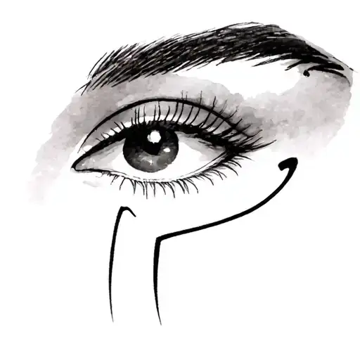 Eyeliner & lya tattoo design idea