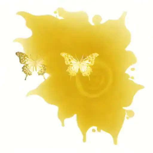 butterflies with roses and cheetah prints  tattoo design idea