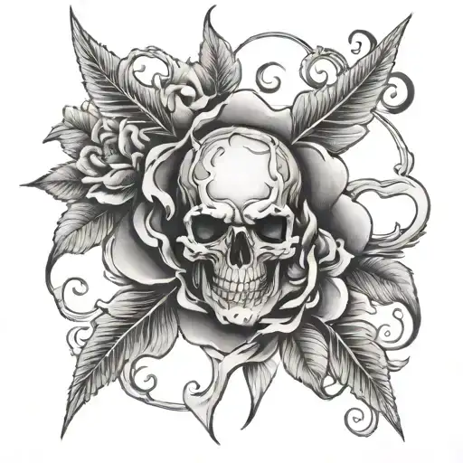 Pain Comes Strength tattoo design idea