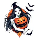 Halloween tattoo design idea