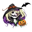 Halloween tattoo design idea