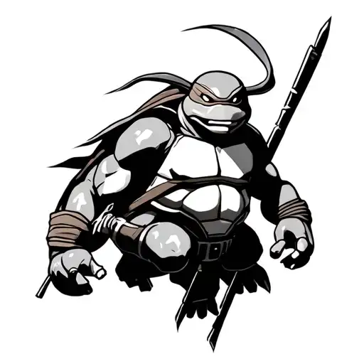 teenage mutant ninja turtles tattoo design idea
