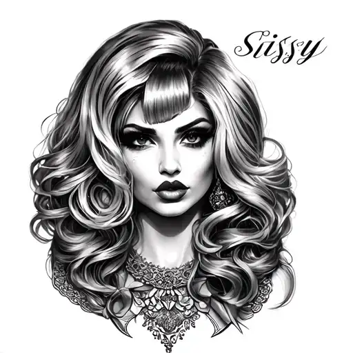 Sissy slut tattoo design idea