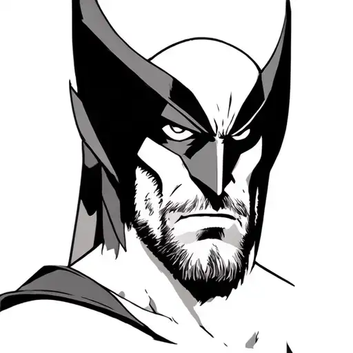 Marvels Wolverine tattoo design idea