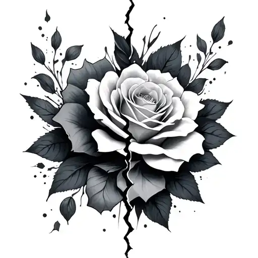 Beautifully Broken tattoo design idea