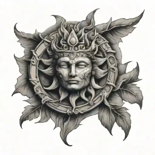 "HELIOS" tattoo design idea