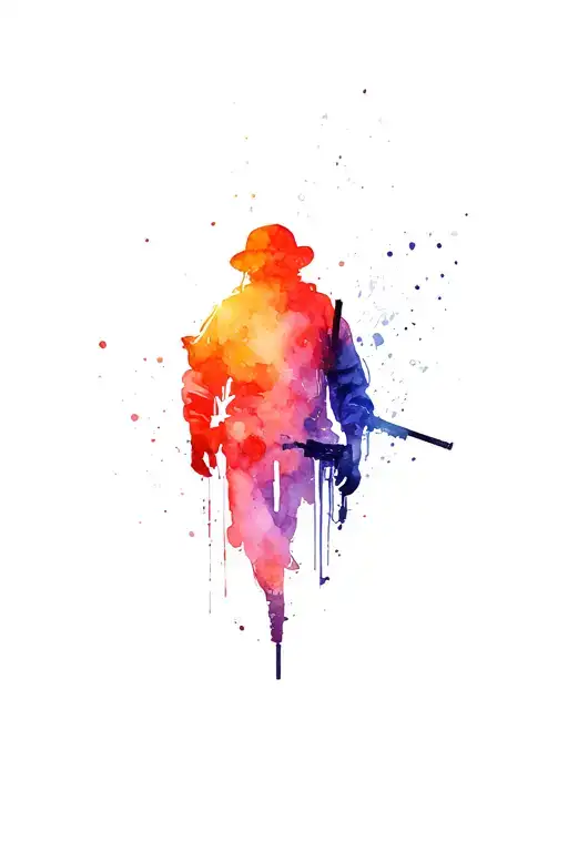 Gaming Bgmi Pubg tattoo design idea