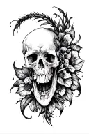 Rib tattoo design idea
