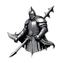 Saxon crusader tattoo design idea