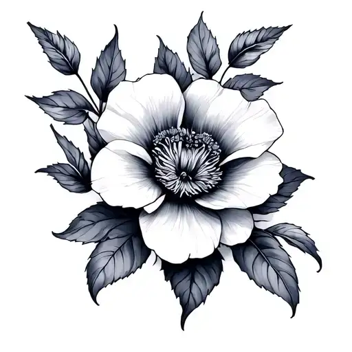 Violet And Primrose tattoo design idea