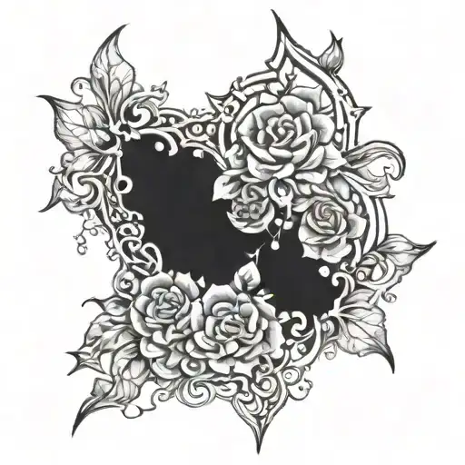 gothic inspired tattoo tattoo design idea