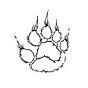 MTB, Table tennis, Dog's paw tattoo design idea