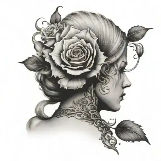 woman abused for years now has resilience and a new life tattoo design idea