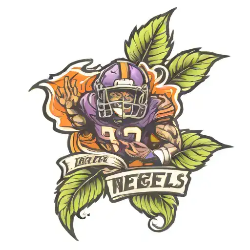 NFL street tattoo design idea